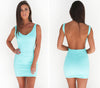 Image of Sexy Backless Summer Dress | Slim Short Pencil Bandage Club Party Dresses | Casual Beach Mini