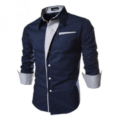 Men's Shirt 2018 Casual Long-Sleeved Shirt