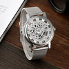 Image of Silver & Golden Luxury Hollow Steel Watches Men Women Unisex | Quartz Wrist watch