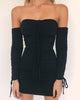 Image of Women Autumn Winter Bandage Dress Women | Off Shoulder Long Sleeve Slim