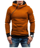 Image of 2018 Men's Hoodie Oblique Zipper Solid Color Hoodies