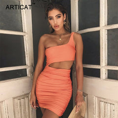 Off Shoulder Bandage Dress Women Sexy Strapless Long Sleeve