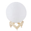 Image of Rechargeable 3D Lights Print Moon Lamp | 2 Color Change Touch Switch Moon Light Bedroom