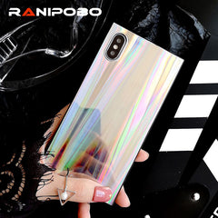 Cool Rainbow Shining Colorful Phone Case | iphone 7, 8, 6, 6S Plus | iPhone X Case