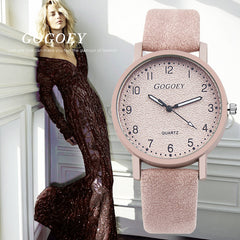 Gogoey Brand Women's Watches | Fashion Leather Wrist Watch Women Watches