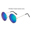 Image of Women Men Sunglasses Round Metal Frame | Kaleidoscope Glasses