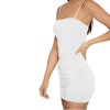 Image of Black Sexy Bodycon Summer Dress | Strapless Spaghetti Strap Bandage Mini Dress Party Casual