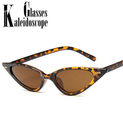 Women's Cat Eye Sunglasses | Brand Designer | Small Triangle Vintage Sun Glasses