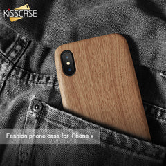 Wooden Skin Case For iPhone 6, 6s, 7, 8 Plus, X, XS Max, XR